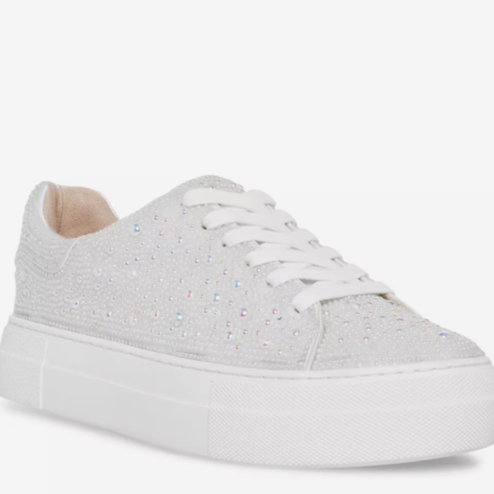 Betsey Johnson Suton Highwall Bling Platform Sneaker